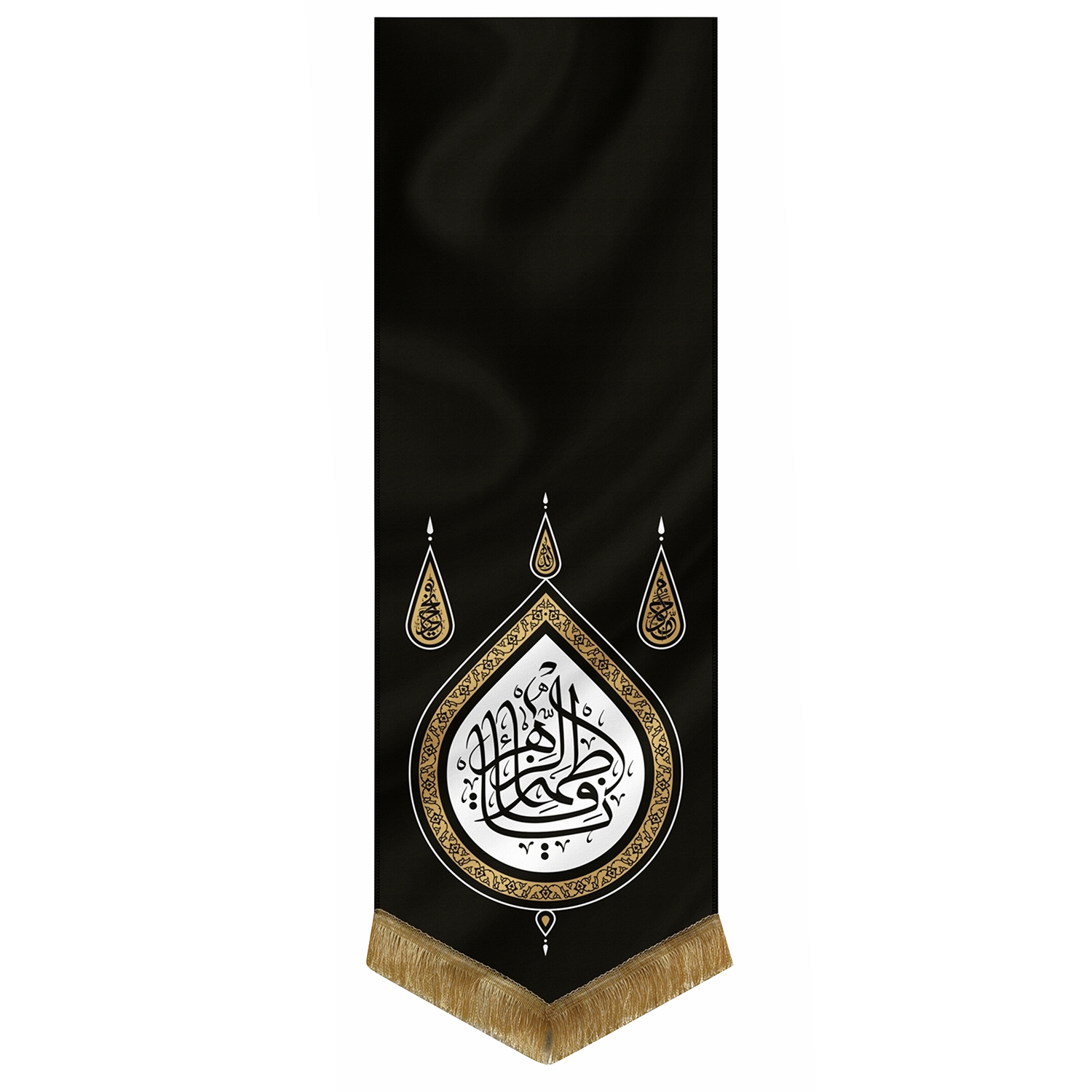 پرچم طرح یا فاطمه مدل گوشواره کد 00201400