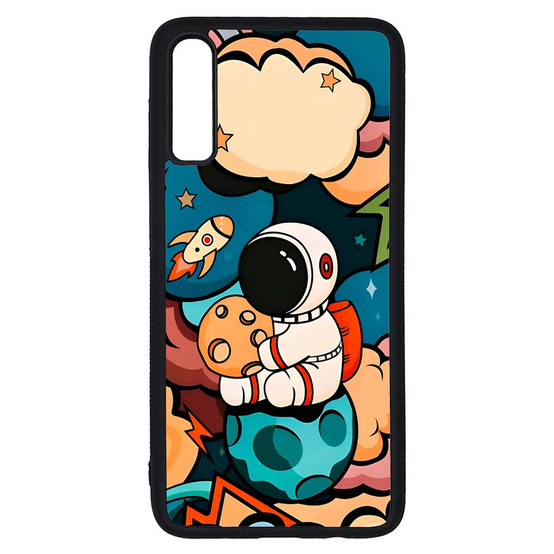 کاور طرح فضانورد کد G-107 مناسب برای گوشی موبایل سامسونگ Galaxy A70 / A70s | دیجی قاب دونی