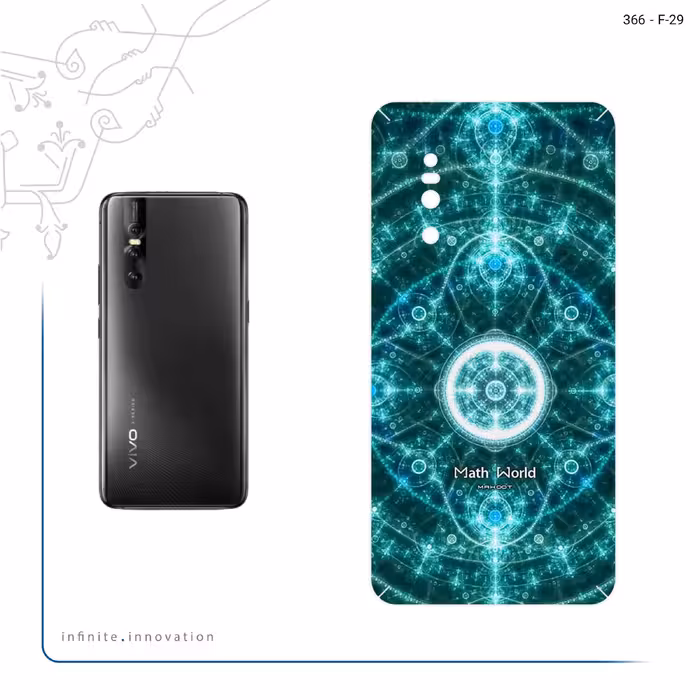 برچسب پوششی ماهوت مدل Mathematical Geometric Shape 4 مناسب برای گوشی موبایل ویوو X27