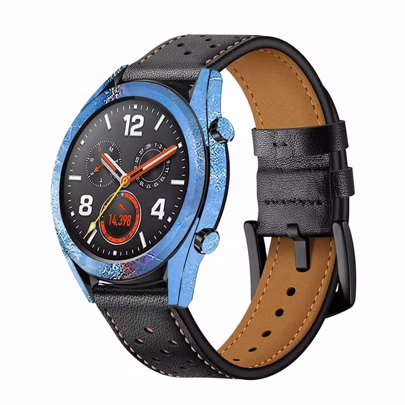 برچسب ماهوت طرح Blue-Ocean-Marble مناسب برای ساعت هوشمند هوآوی Watch GT | کالا برتری