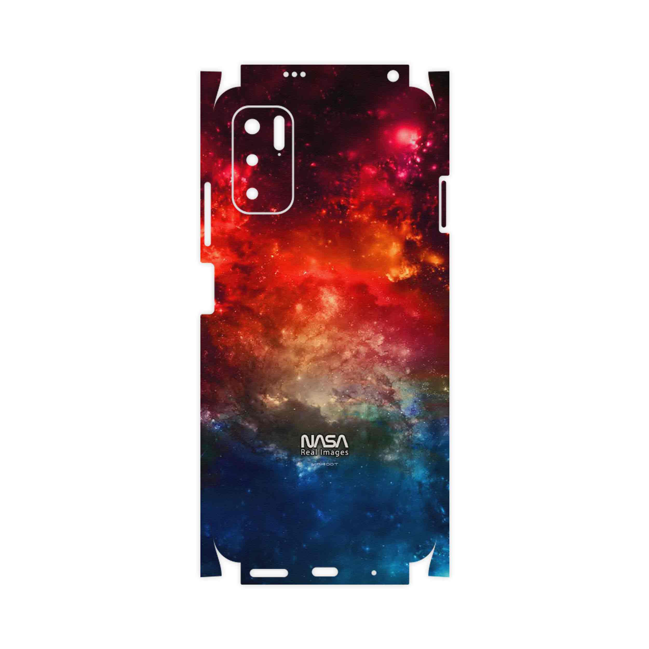 برچسب پوششی ماهوت مدل Universe b NASA 8-FullSkin مناسب برای گوشی موبایل شیائومی Redmi Note 10 5G