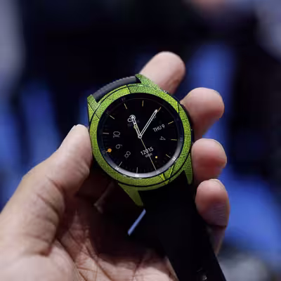 برچسب ماهوت طرح Leaf-Texture مناسب برای ساعت هوشمند سامسونگ Galaxy Watch 42mm