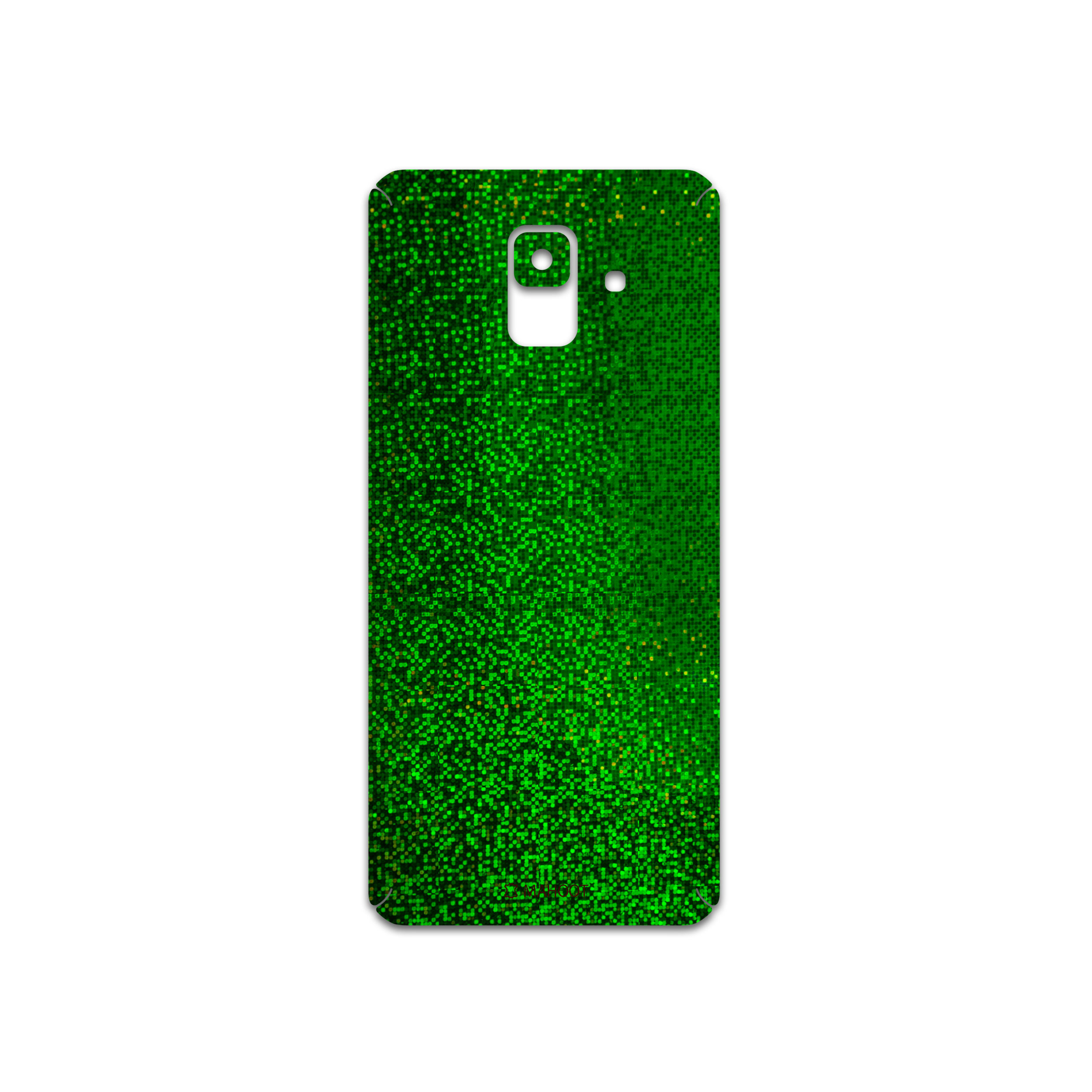 برچسب پوششی ماهوت مدل Green-Holographic مناسب برای گوشی موبایل سامسونگ Galaxy A6 2018