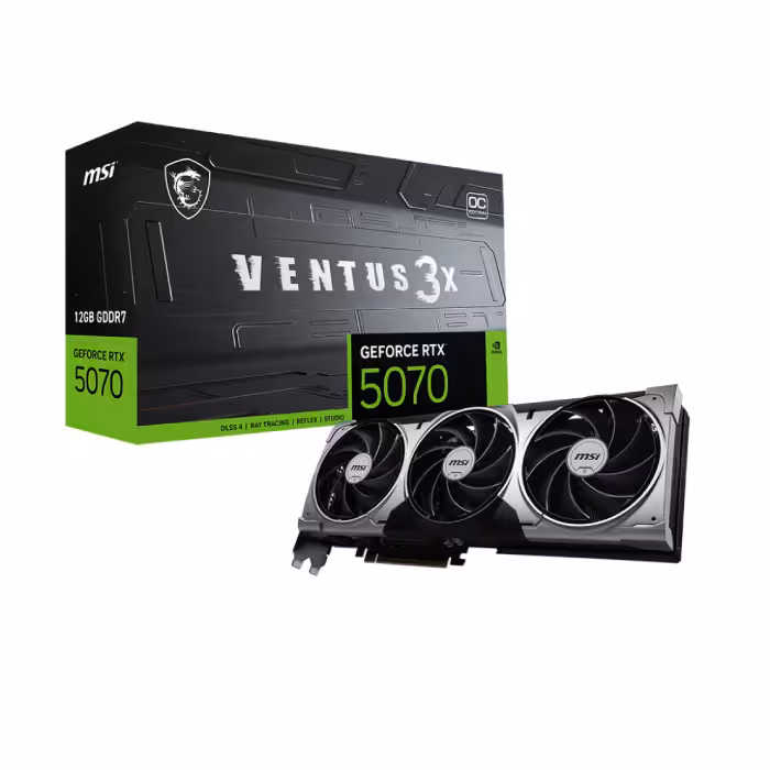 کارت گرافیک ام اس آی مدل GeForce RTX™ 5070 12G VENTUS 3X OC