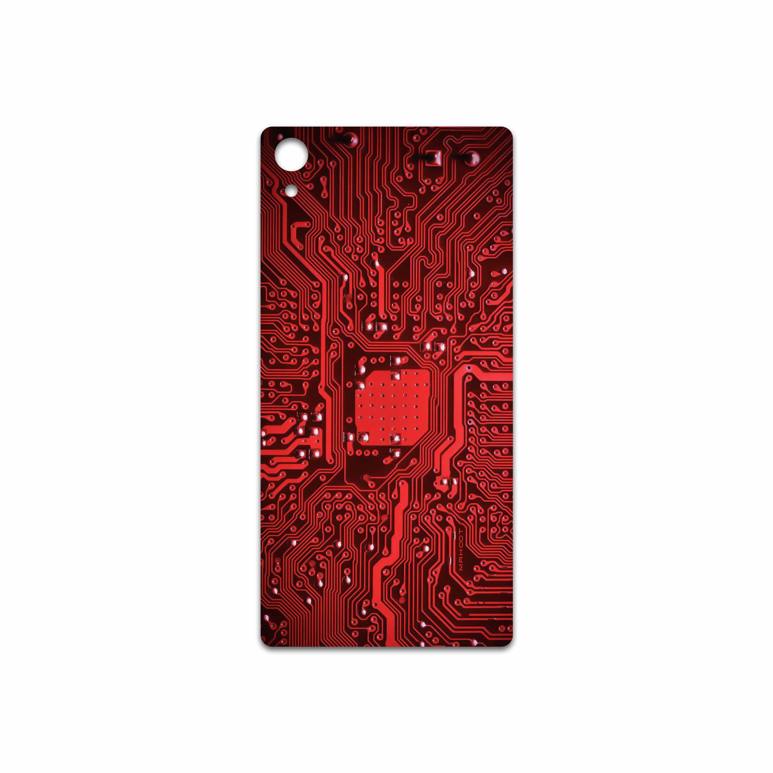 برچسب پوششی ماهوت مدل Red Printed Circuit Board مناسب برای گوشی موبایل سونی Xperia Z2