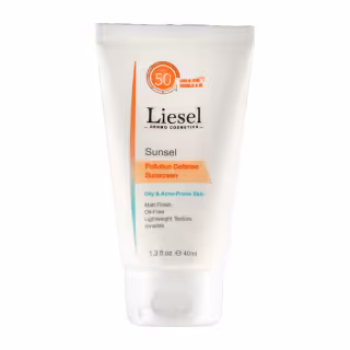 کرم ضد آفتاب بی رنگ لایسل SPF50 مخصوص پوست چرب