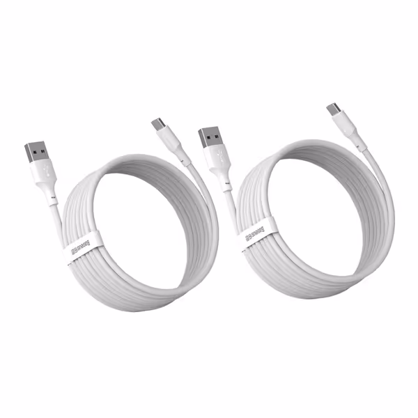 کابل تبدیل USB به USB-C باسئوس مدل Simple Wisdom-40W طول 1.5 متر بسته 2 عددی