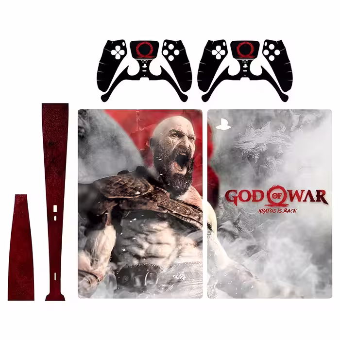 اسکین(برچسب)Playstation 5-مدل دیجیتال -طرح god of war -کد3-سفارشی