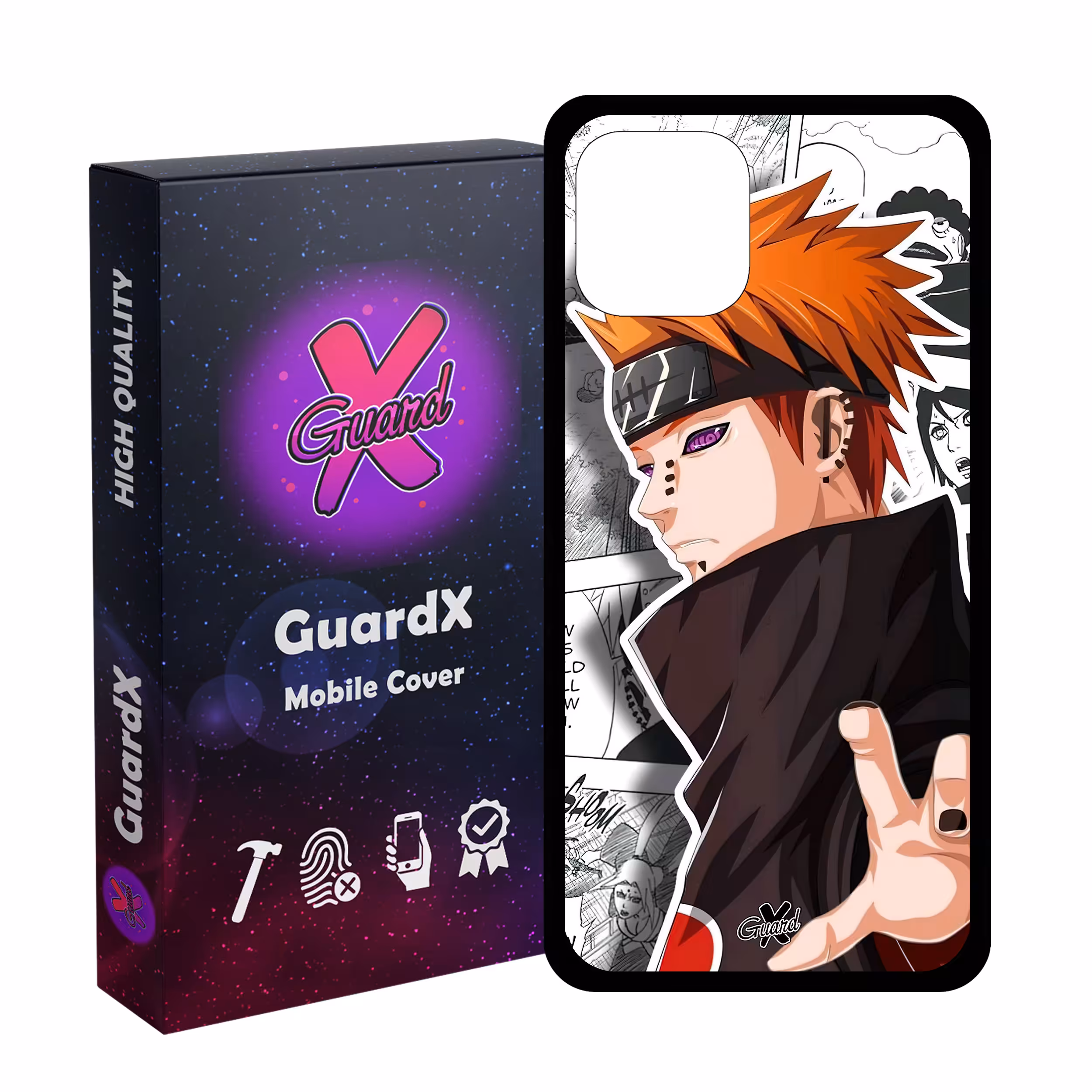 کاور گارد ایکس طرح Naruto Anime مدل Glass10554 مناسب برای گوشی موبایل اپل iPhone 11 Pro