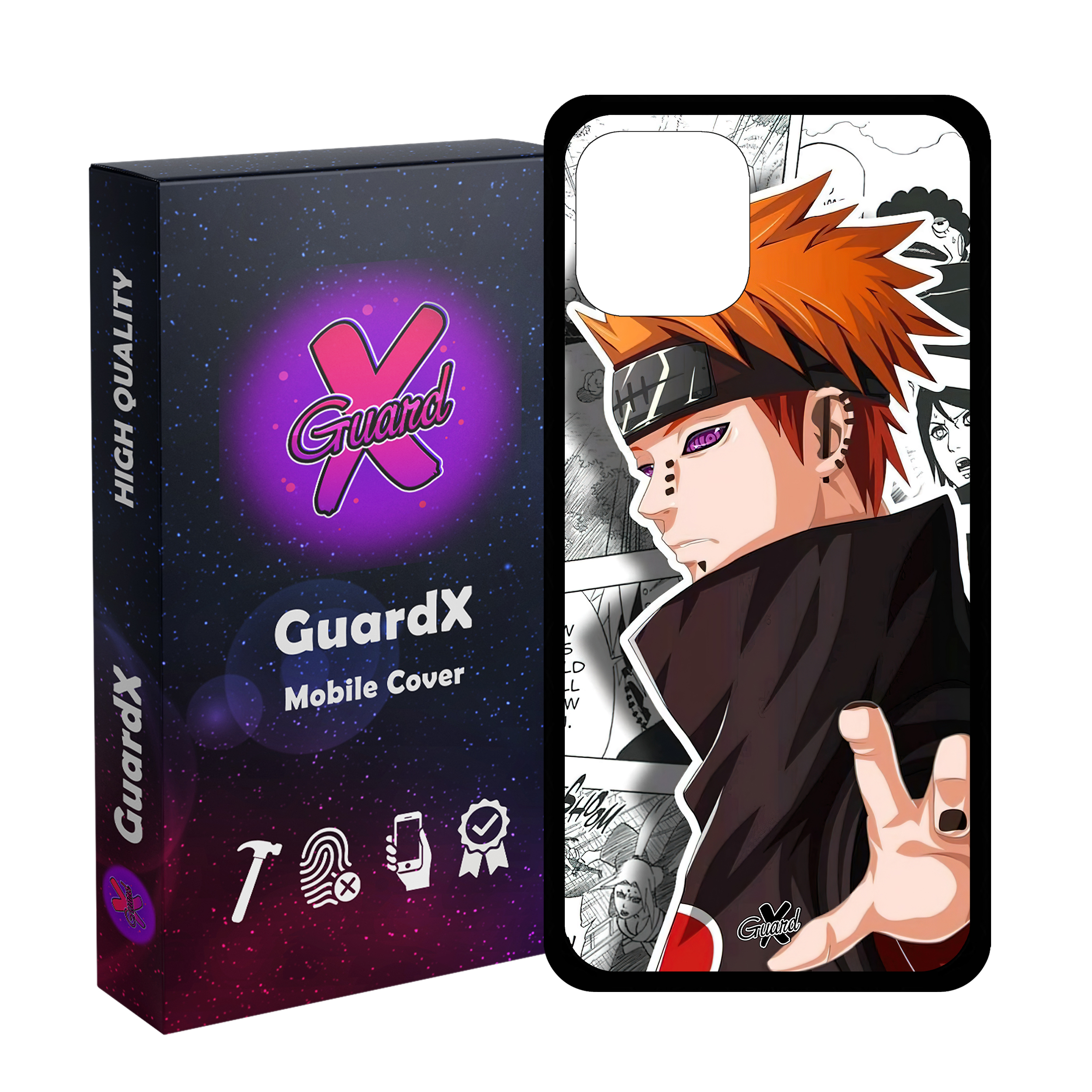 کاور گارد ایکس طرح Naruto Anime مدل Glass10554 مناسب برای گوشی موبایل اپل iPhone 11 Pro