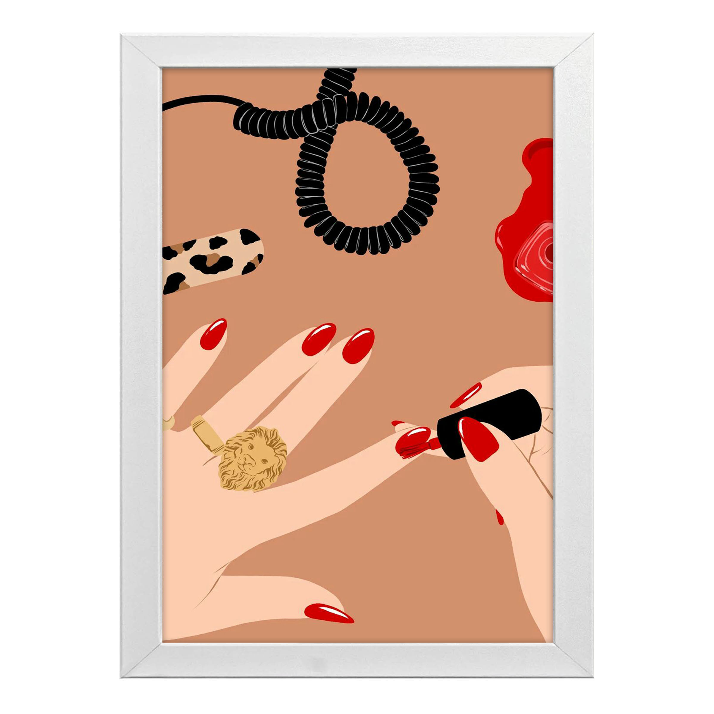 تابلو طرح لاک کد T258