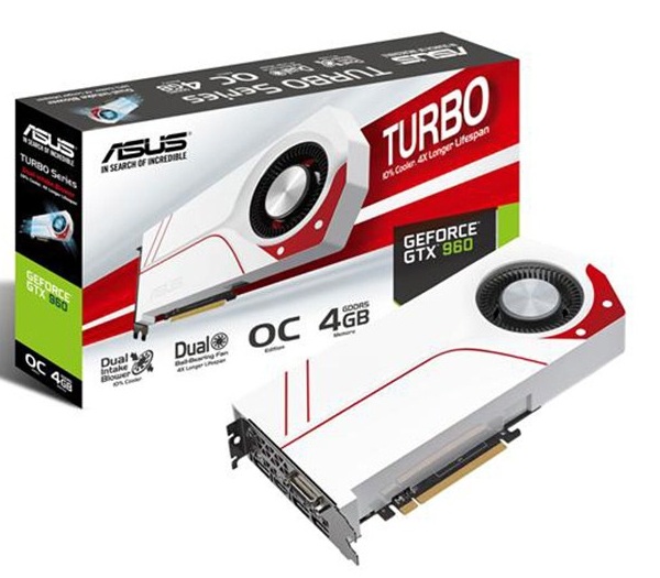 کارت گرافیک  جی تی ایکس 960 ایسوس با قابلیت اورکلاک