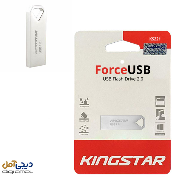 فلش کینگ‌ استارKS221 ظرفیت 16گیگ