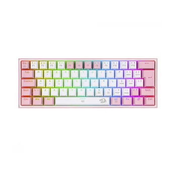 صفحه کلید باسیم ردراگون مدل FIZZ K617-RGB W/P (2023) • سوئیچ قرمز