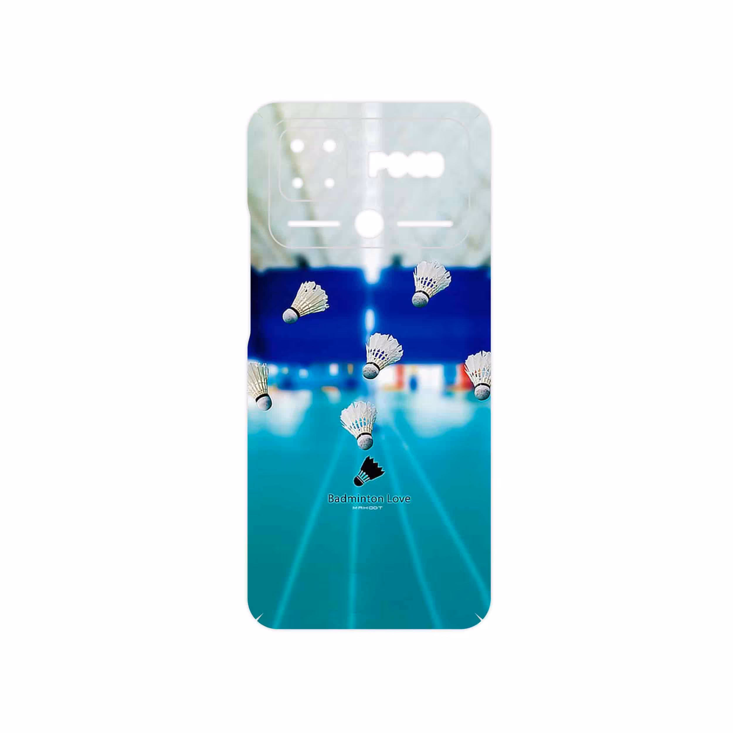 برچسب پوششی ماهوت مدل Badminton مناسب برای گوشی موبایل شیائومی Poco C40