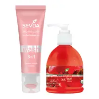 ژل لایه بردار پوست سودا مدل انار حجم 250 میلی لیتر به همراه ژل لایه بردار مدل دتوکس حجم 125 میلی لیتر