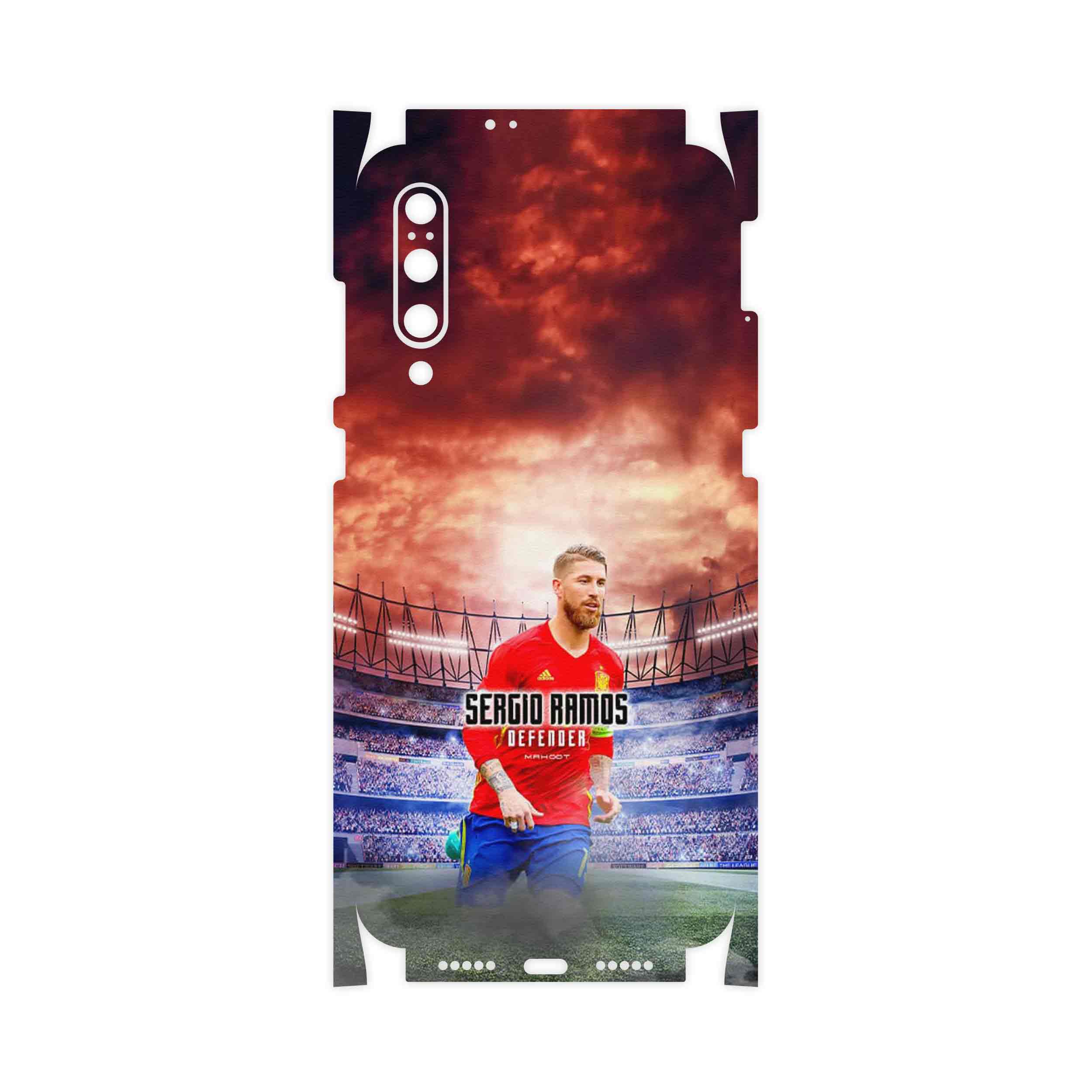 برچسب پوششی ماهوت مدل Sergio Ramos-FullSkin مناسب برای گوشی موبایل شیائومی Mi 9