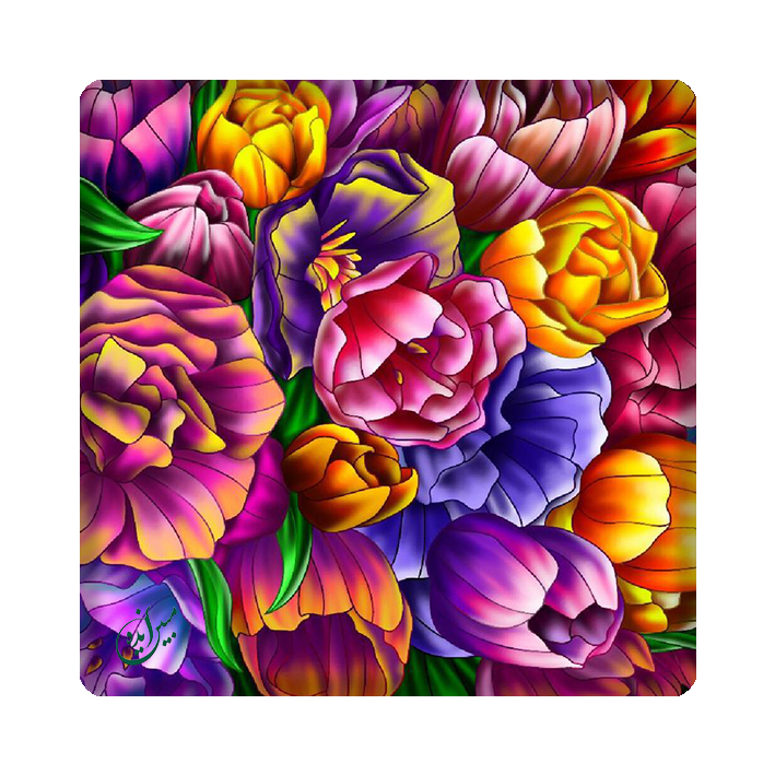 کاشی مبین ایده مدل گل kh10 کد 675