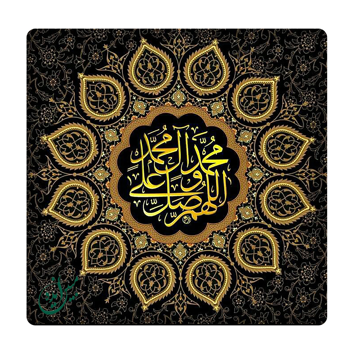 کاشی مبین ایده مدل صلوات km10 کد 724