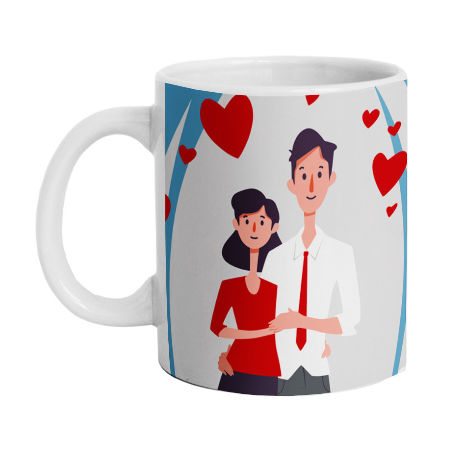 ماگ دارلی طرح عاشقانه ازدواج مدل MG2348