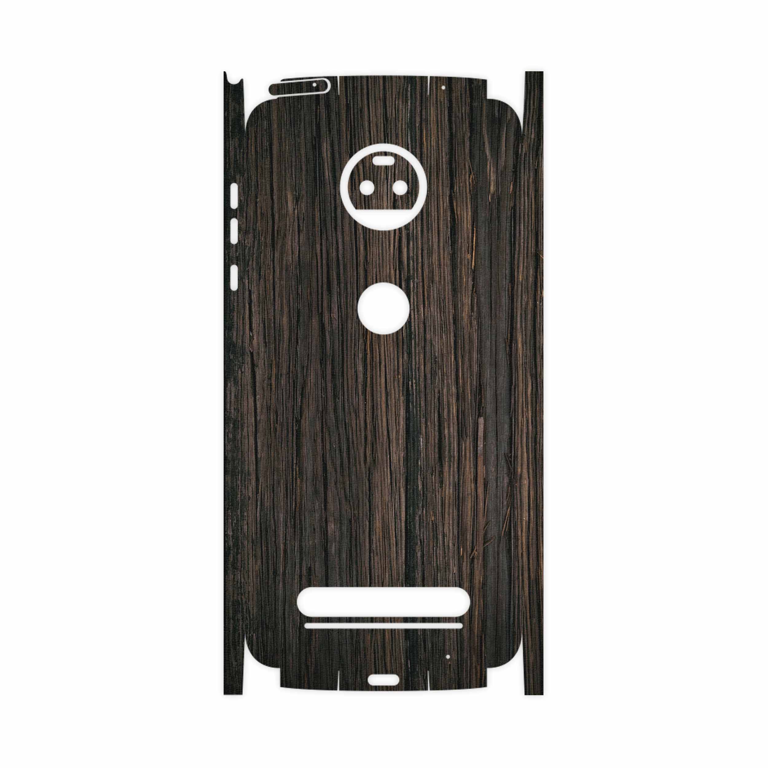 برچسب پوششی ماهوت مدل Burned Wood-FullSkin مناسب برای گوشی موبایل موتورولا Moto Z2 Force
