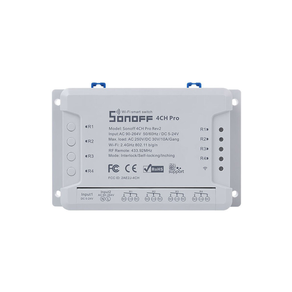 سوییچ هوشمند بدون سیم با قابلیت کنترل از طریق ریموتRF سونوف مدل 4CH PRO