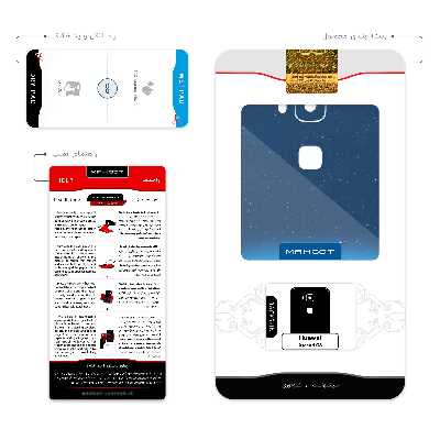 برچسب پوششی ماهوت مدل Space X مناسب برای گوشی موبایل هوآوی Ascend G8