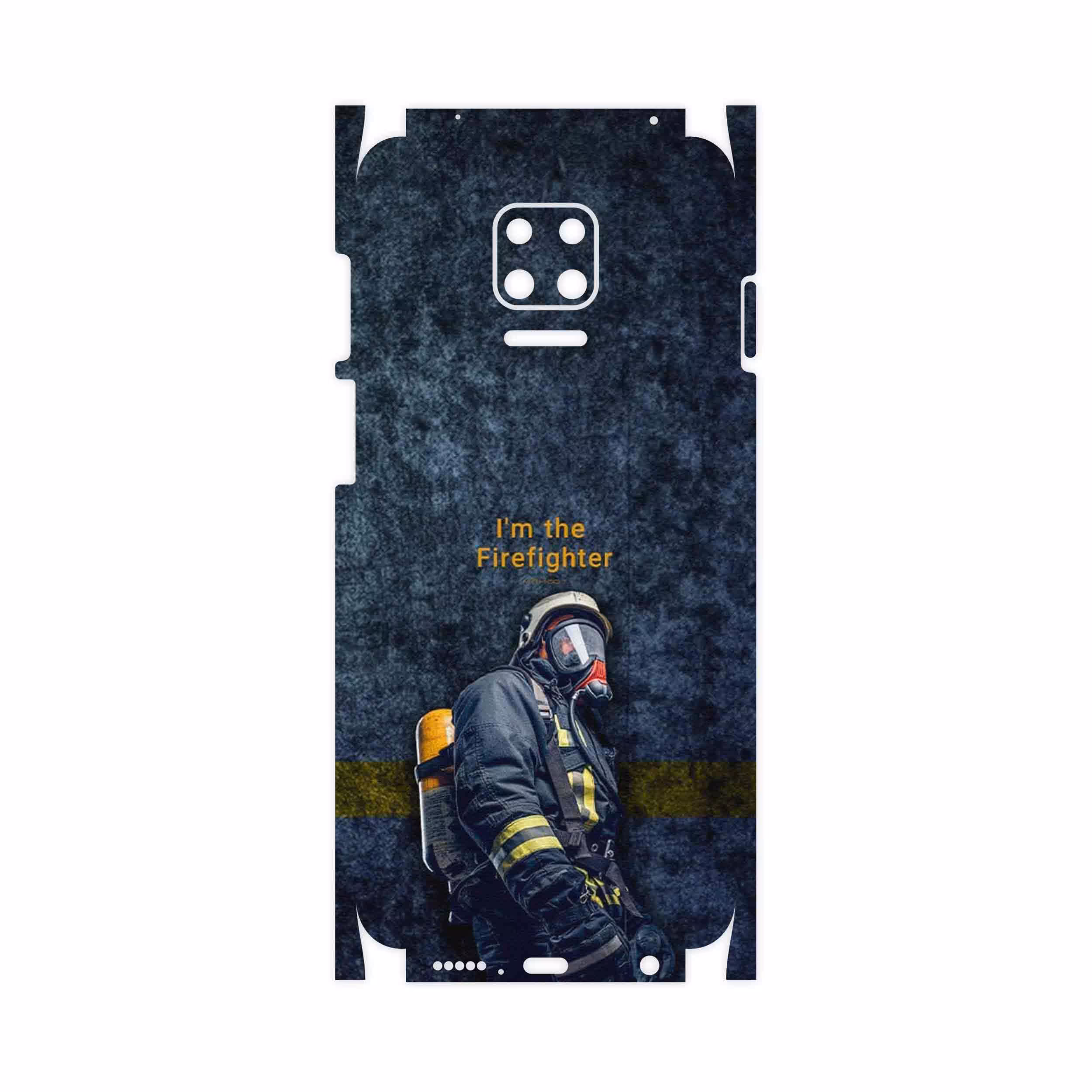 برچسب پوششی ماهوت مدل Firefighter-FullSkin مناسب برای گوشی موبایل شیائومی Redmi Note 9S