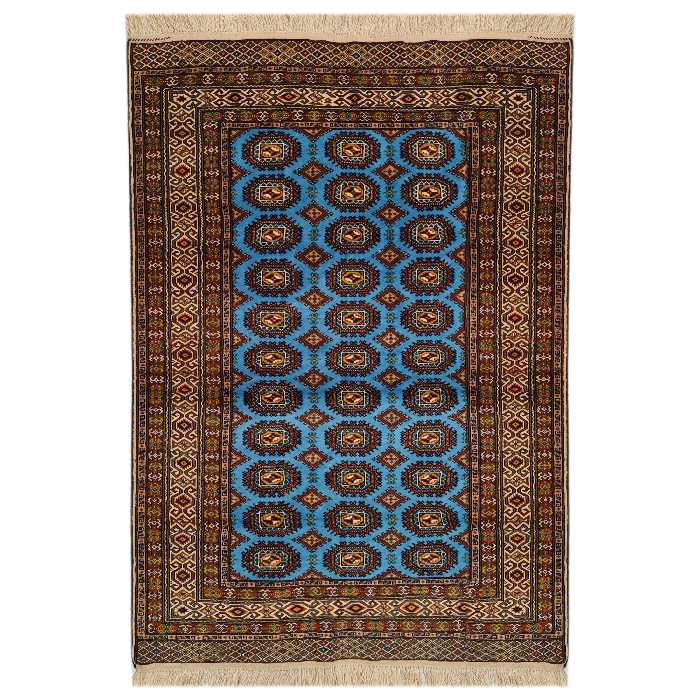 فرش دستبافت دو و نیم متری مدل ترکمن کد 1154