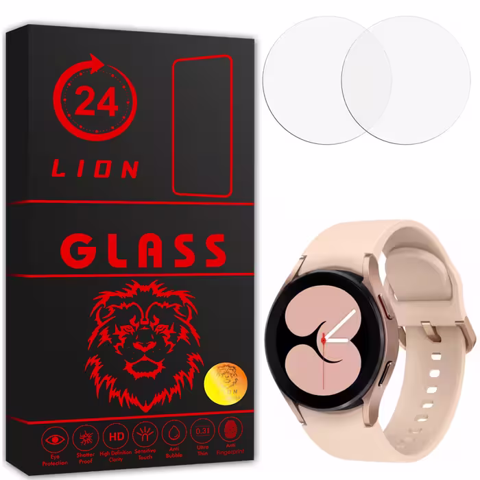 محافظ صفحه نمایش لاین مدل RB007 مناسب برای ساعت هوشمند سامسونگ Galaxy Watch 4 40mm بسته دو عددی
