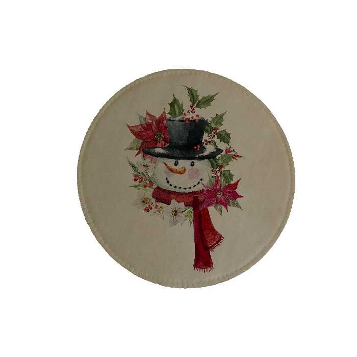 زیرقابلمه ای طرح آدم برفی کد 5071