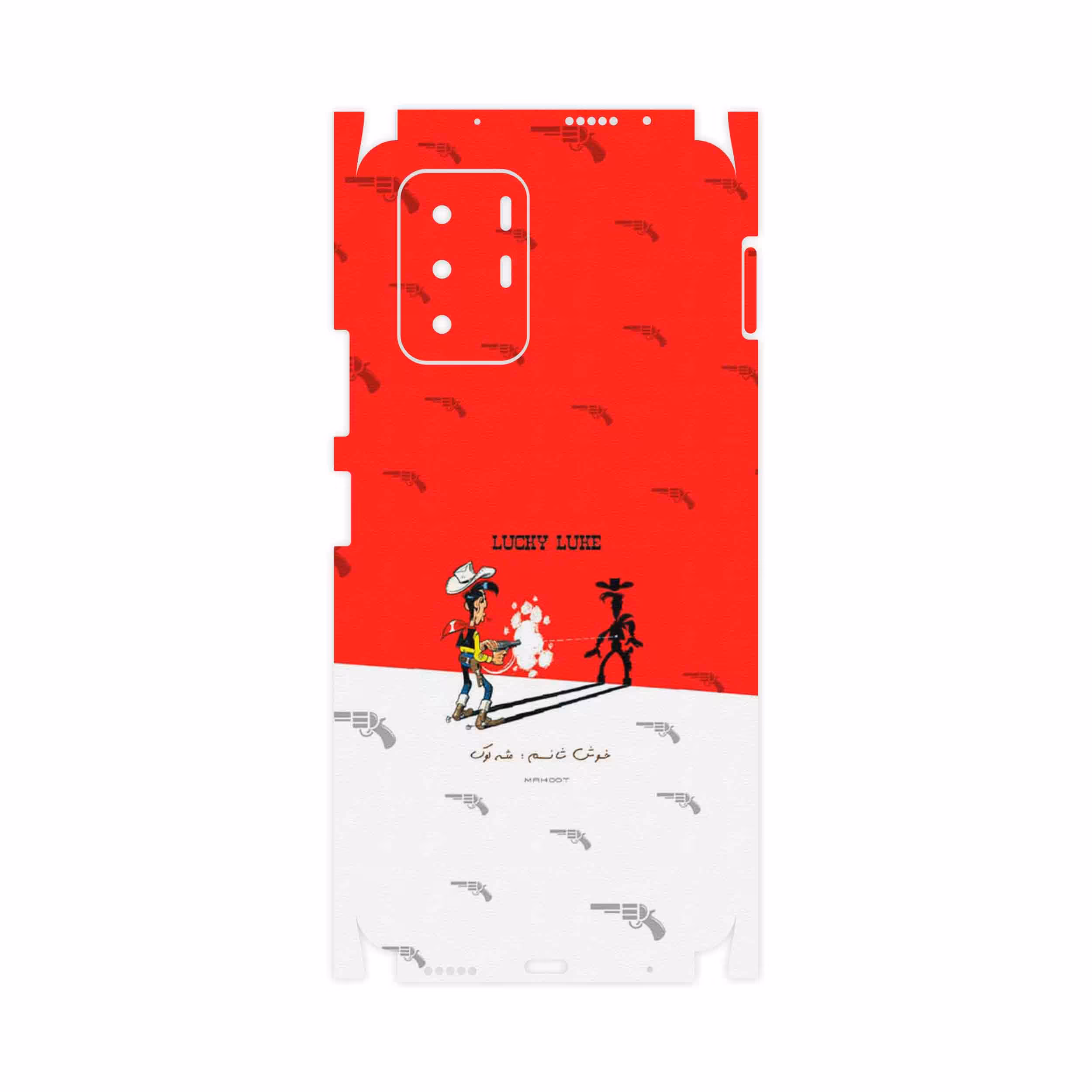 برچسب پوششی ماهوت مدل Lucky Luke-FullSkin مناسب برای گوشی موبایل شیائومی Redmi Note 10 Pro (China)