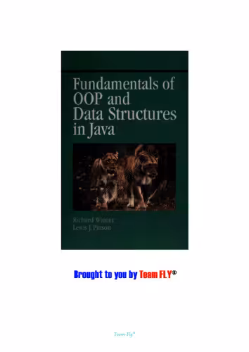 خرید و دانلود نسخه کامل کتاب Fundamentals of OOP and data structures in Java