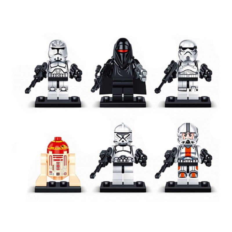 لگو فیگور جنگ ستارگان 6مدل (تکی)