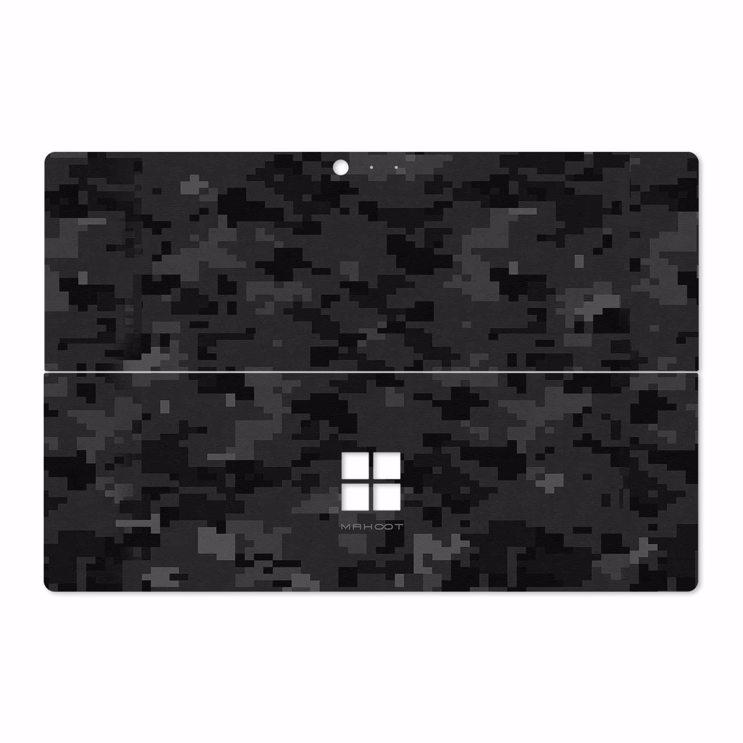برچسب پوششی ماهوت مدل Night-Army-Pixel مناسب برای تبلت مایکروسافت Surface Pro 4 2015