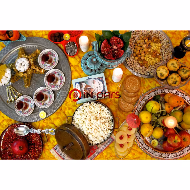 تابلو شاسی مدل شب یلدا T7314 | دنیای قاب
