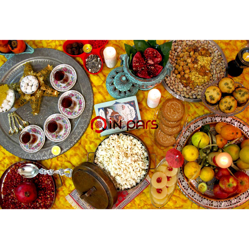 تابلو شاسی مدل شب یلدا T7314 | دنیای قاب