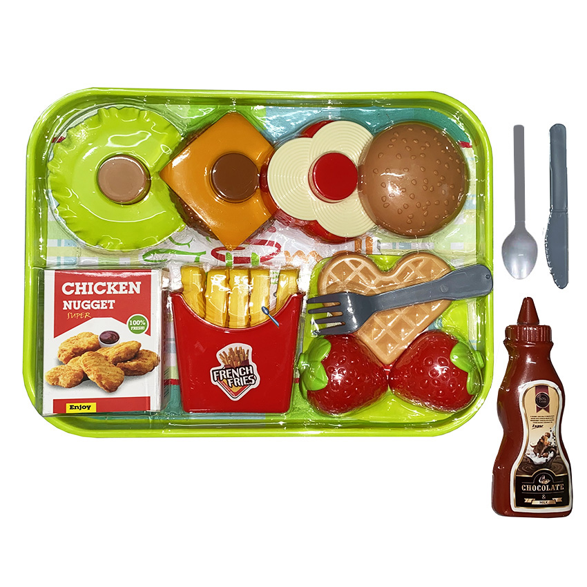 ست اسباب بازی فست فود کد 52 مجموعه 13 عددی 