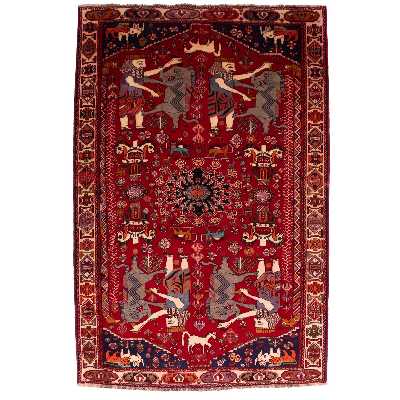 فرش دستباف قدیمی پنج و نیم متری سی پرشیا کد 179123