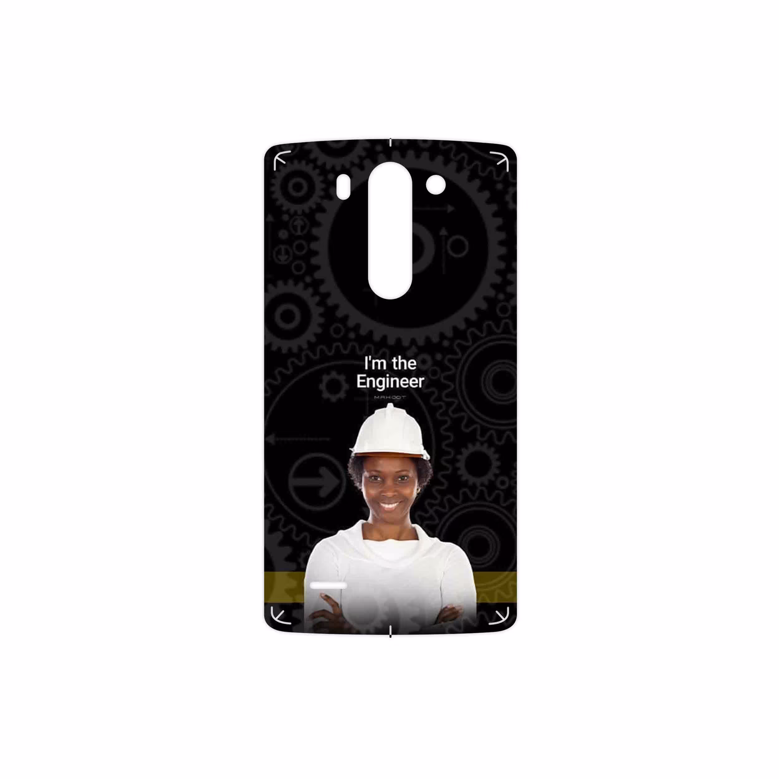 برچسب پوششی ماهوت مدل Engineer مناسب برای گوشی موبایل ال جی G3 Beat