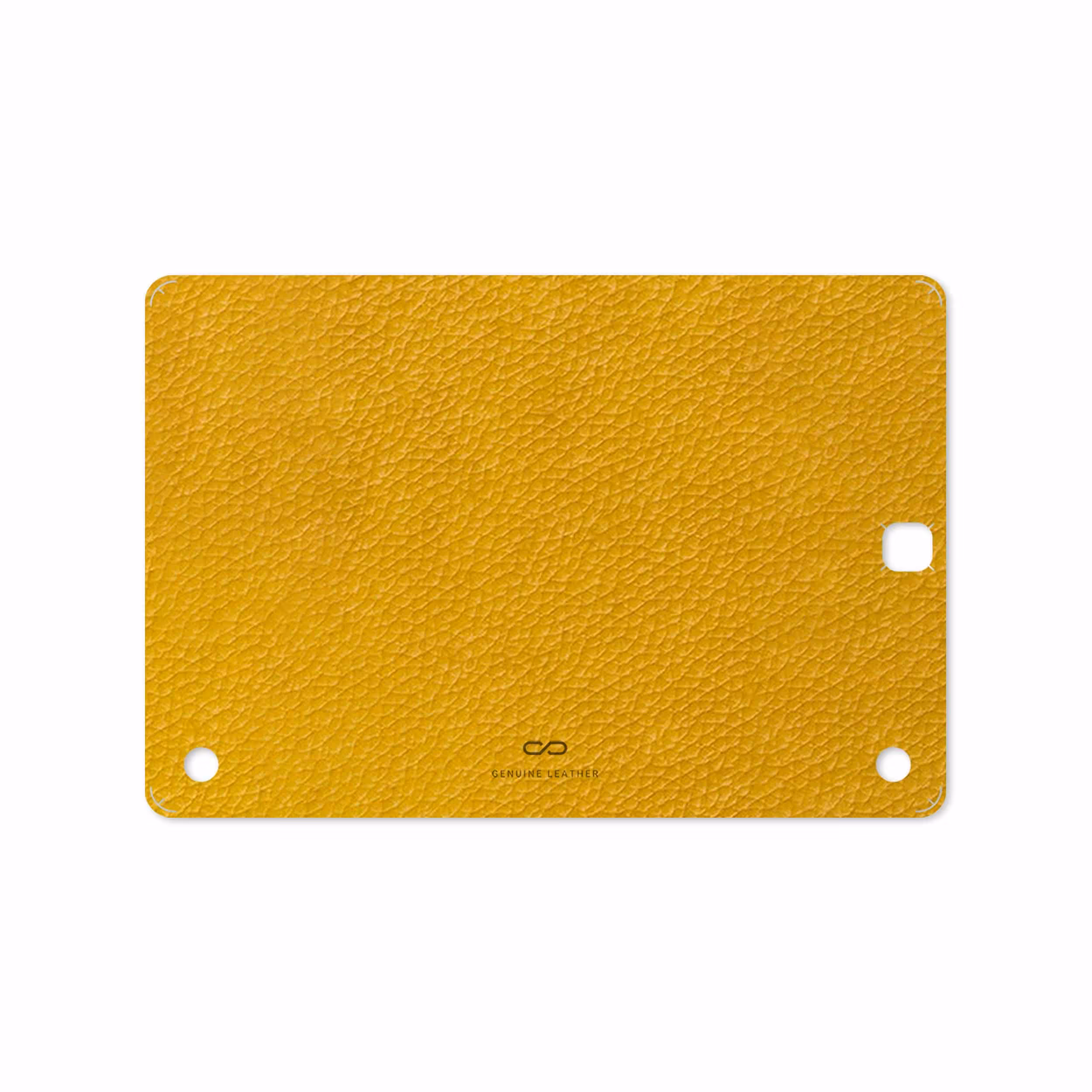 برچسب پوششی ماهوت مدل Mustard-Leather مناسب برای تبلت سامسونگ Galaxy Tab A 9.7 2015 T555