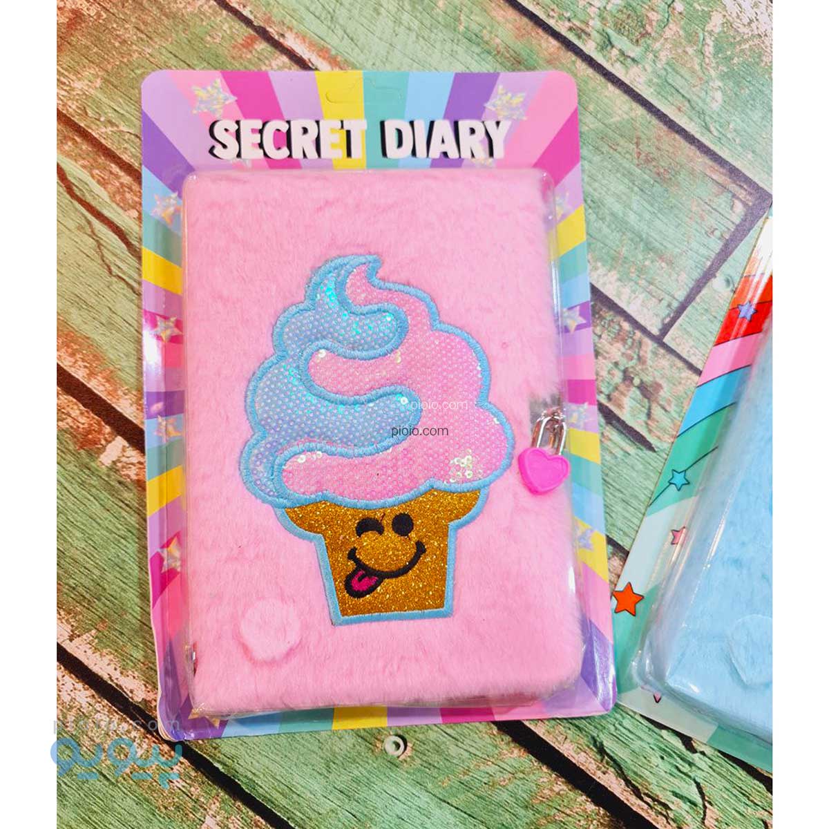 دفتر خاطرات مخملی طرح بستنی