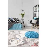 فرش  ماشینی ساوین کد 1503 ابی