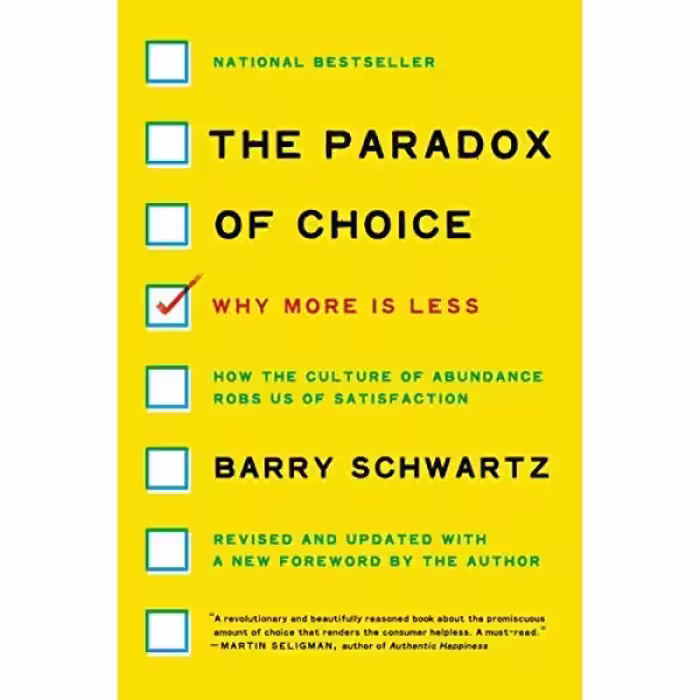 کتاب The Paradox of Choice اثر Barry Schwartz انتشارات تازه ها