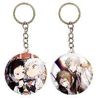 جاکلیدی خندالو مدل آتسوشی و آکوتاگاوا انیمه سگ های ولگرد بانگو کد 1565415659 مجموعه 2 عددی