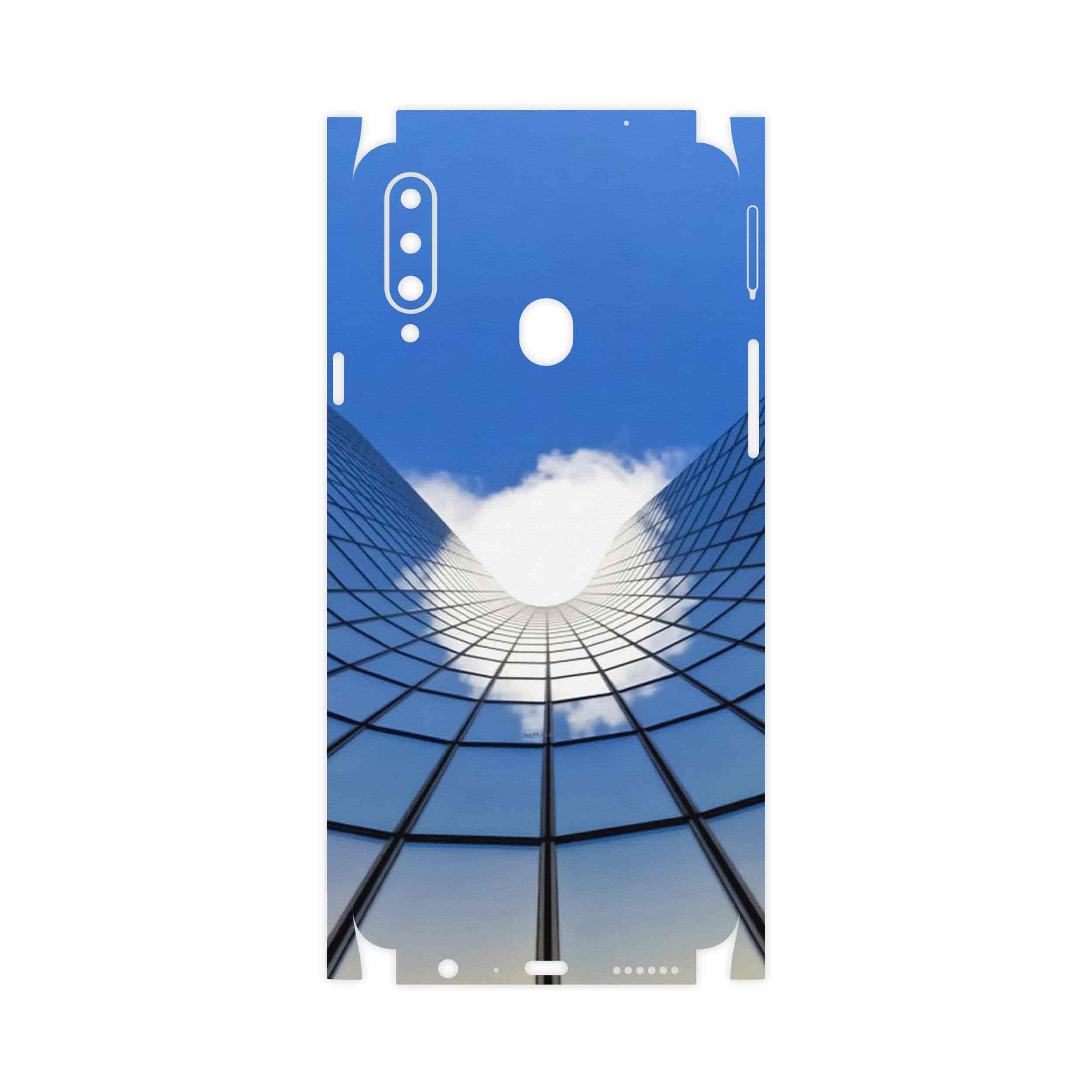 برچسب پوششی ماهوت مدل Glass skyscraper-FullSkin مناسب برای گوشی موبایل سامسونگ Galaxy A20s
