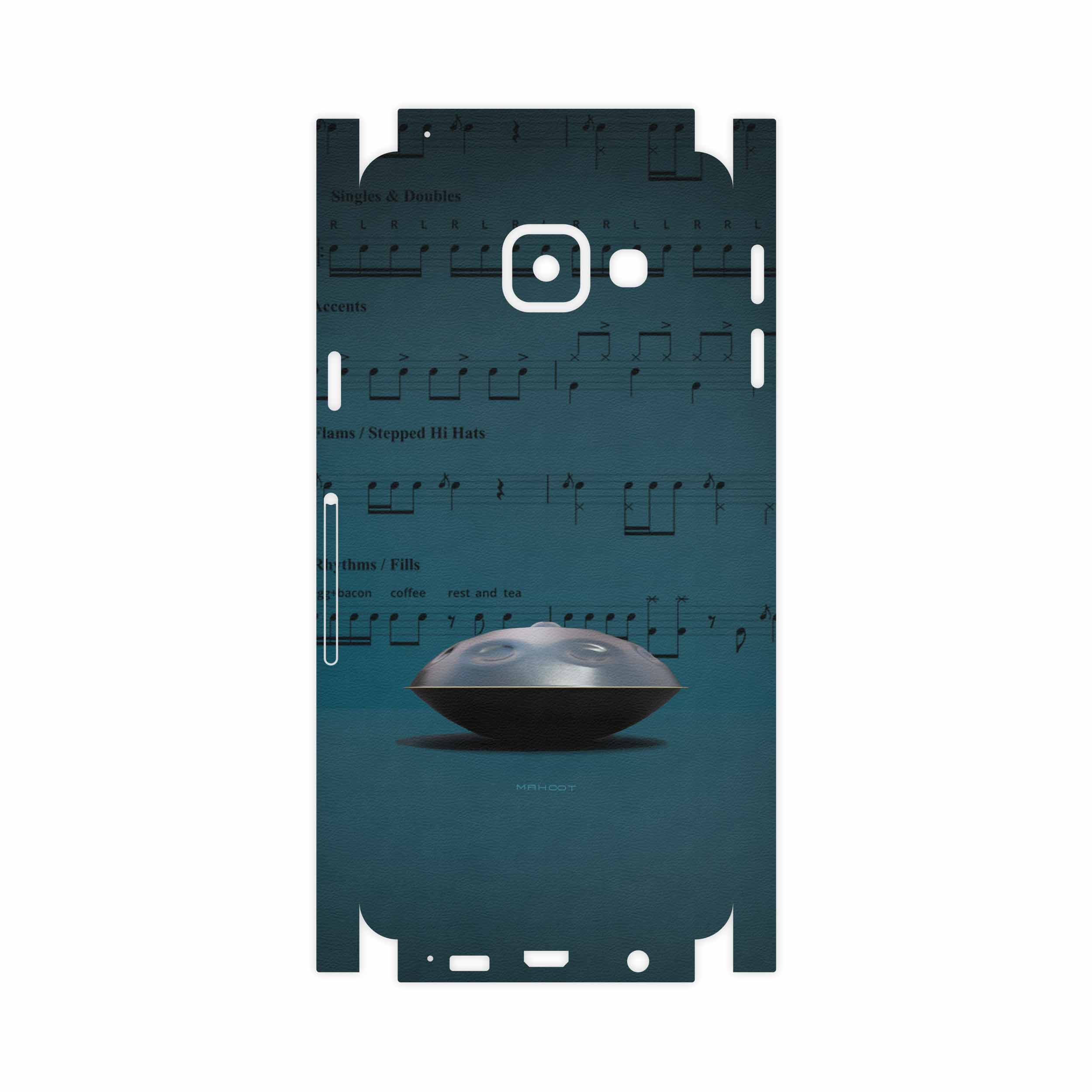 برچسب پوششی ماهوت مدل Hang Instrument-FullSkin مناسب برای گوشی موبایل سامسونگ Galaxy A3 2016