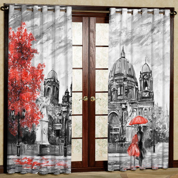 پرده مدل مخمل پانچی کد 6224 سایز 280x140 سانتی متر