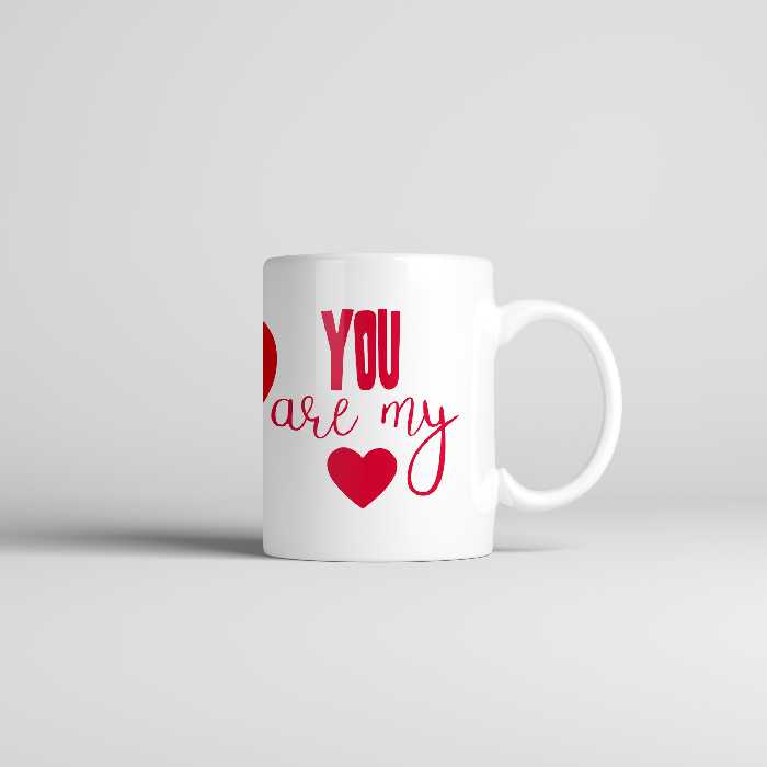 ماگ طرح اسم امید مدل قلب کد 361