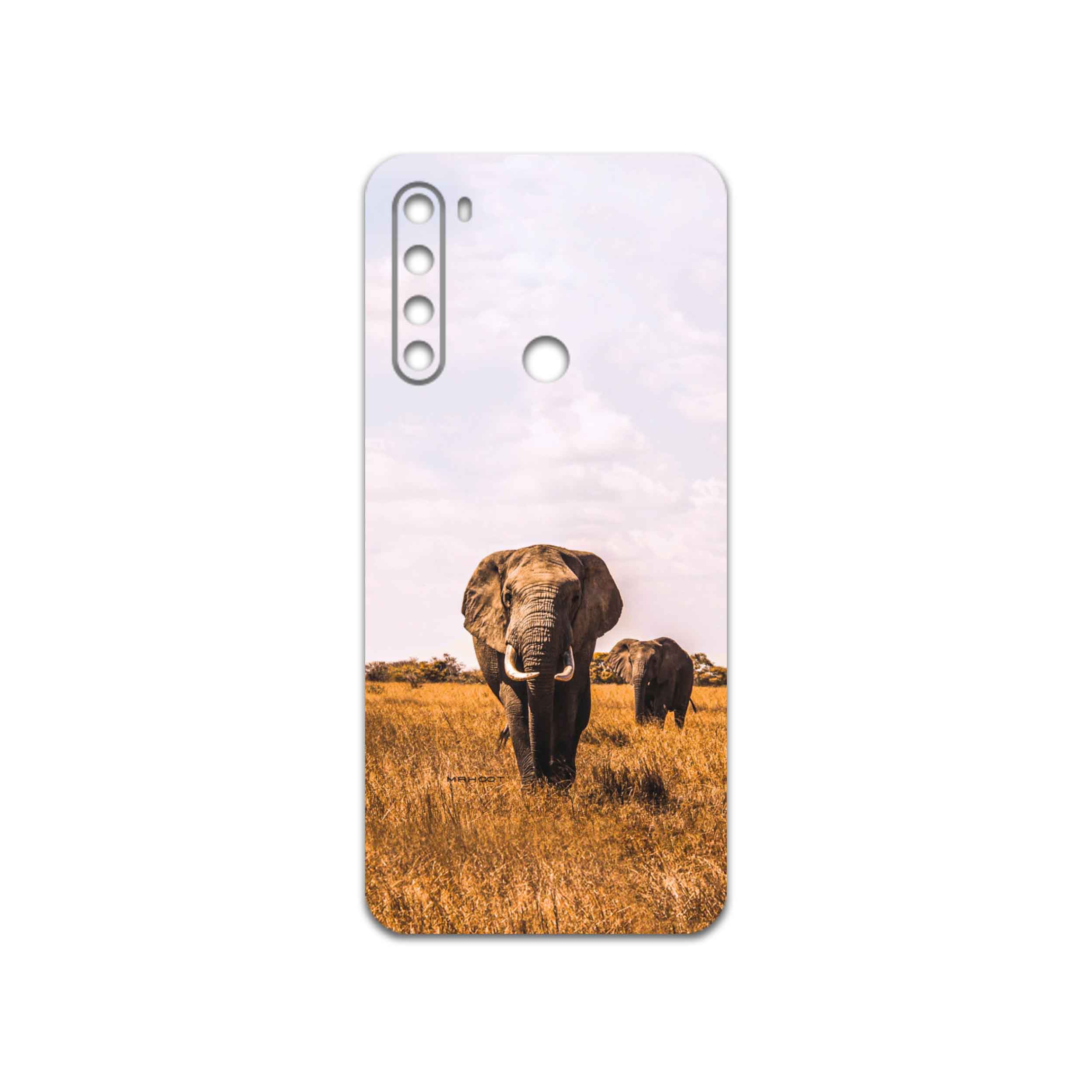 برچسب پوششی ماهوت مدل Elephant مناسب برای گوشی موبایل شیائومی Redmi Note 8 2021